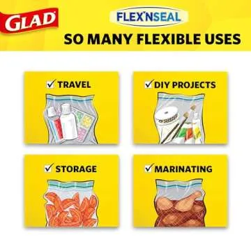 Glad Flex'N Seal Sandwich Bags – Ultimate Food Storage Solution