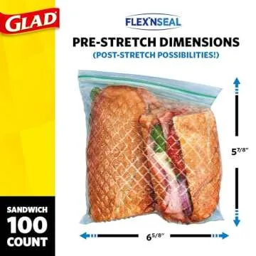 Glad Flex'N Seal Sandwich Bags – Ultimate Food Storage Solution