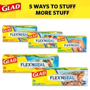 Glad Flex'N Seal Sandwich Bags – Ultimate Food Storage Solution