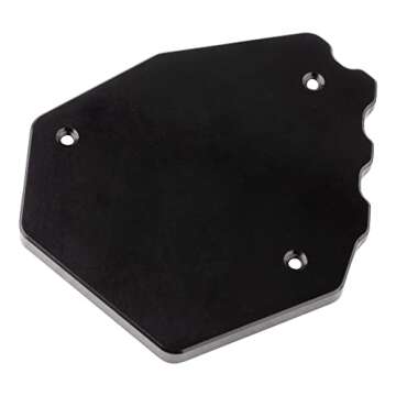 Tusk Billet Side Stand Foot Black Compatible with Honda Africa Twin CRF1000L 2016-2019