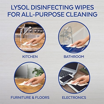 Lysol Disinfecting Wipes To-Go, Lemon Scent, 30 Count