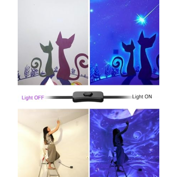 Onforu 4 Pack 42W LED Black Lights for Parties