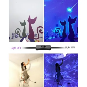 Onforu 4 Pack 42W LED Black Lights for Parties