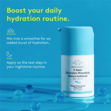 Drunk Elephant F-Balm Electrolyte Waterfacial Hydrating Mask for Women - 1.7 oz Mask