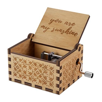 You are My Sunshine Wood Music Box Vintage Gift