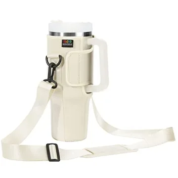 Nuovoware Water Bottle Carrier Bag for Stanley 40 Oz Tumbler with Adjustable Strap, Neoprene Holder