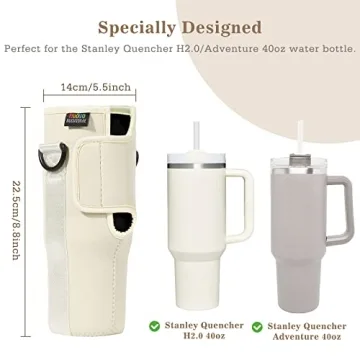 Nuovoware Water Bottle Carrier Fits Stanley 40oz Tumbler