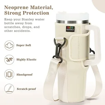 Nuovoware Water Bottle Carrier Fits Stanley 40oz Tumbler