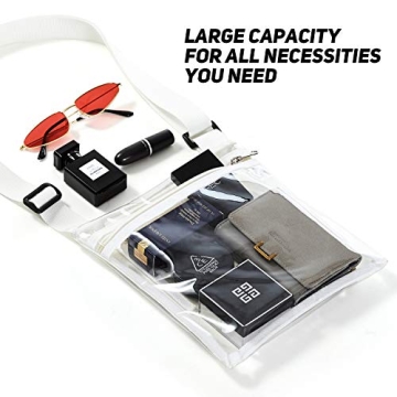 Vorspack Clear Bag Stadium Approved TPU Crossbody for Events