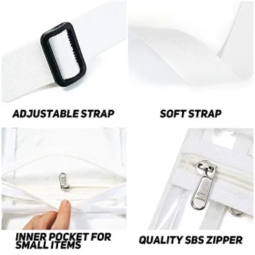 Vorspack Clear Bag Stadium Approved TPU Crossbody for Events