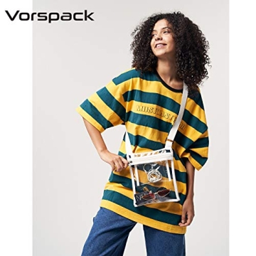 Vorspack Clear Bag Stadium Approved TPU Crossbody for Events