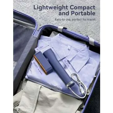 Sundu 2-in-1 Portable Steamer for Travel & Home Wrinkle-Free