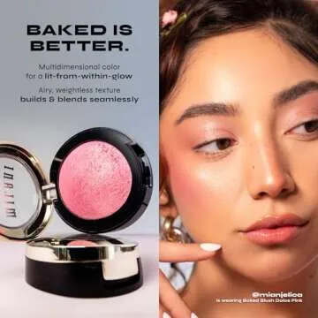 Milani Rose Powder Blush - Tea Rose (0.6 Ounce) Cruelty-Free Blush - Shape, Contour & Highlight Face with Matte or Shimmery Color