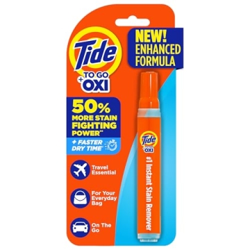 Tide Stain Remover for Clothes, To Go Pen, Instant Spot Remover for Clothes, Travel & Pocket Size, 1...