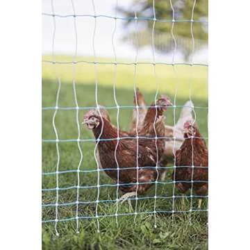 Starkline Standard Electric Poultry Netting 42" x 164' (11/42/3) Electric Chicken Fencing for Backyards, Homesteads, Farms, and Ranches