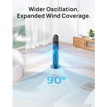 Dreo Tower Fan with Remote: Quiet Cooling Experience