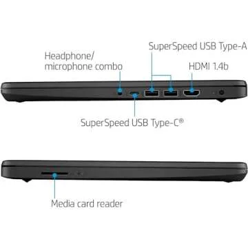 HP 14 Ultrabook - Intel 4-Core, 16GB RAM, 1.6TB Storage