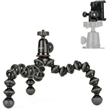 Joby GorillaPod 1K PRO Kit: Flexible Tripod & Phone Mount