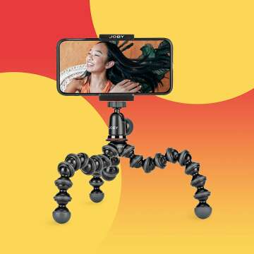 Joby GorillaPod 1K PRO Kit: Flexible Tripod & Phone Mount