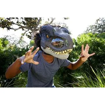 Jurassic World Chomp 'N Roar T-Rex Mask - Interactive Dinosaur Fun!