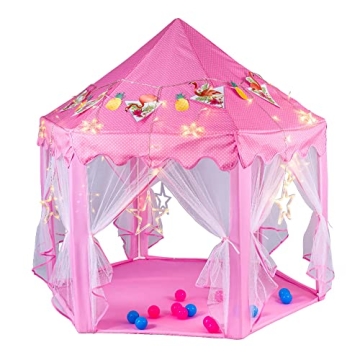 Twinkle Star Princess Castle Play Tent for Girls