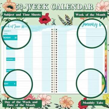 Teacher Planner 2025-2026 - Lesson Planner 2025-2026, Jul. 2025 - Jun. 2026, 8.5'' x 11'', Lesson Plan Book, Weekly and Monthly Homeschool Planner, Academic Planner 2025-2026 with Inspirational Quotes