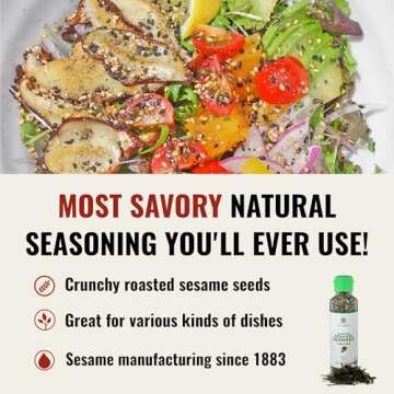 Muso From Japan - Green Nori Seaweed Furikake, Vegan-Friendly, No Additives, USDA Organic Seasoning for Rice, Sushi, Salads - 2.5 oz Pack of 1