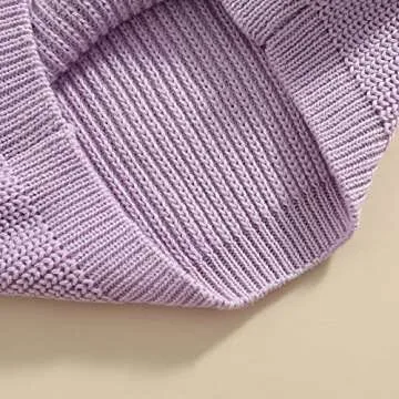 Candy Purple Toddler Sweater for Boys & Girls - Stylish & Cozy