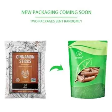 Soeos 16oz Cinnamon Sticks - Non-GMO Premium Spice