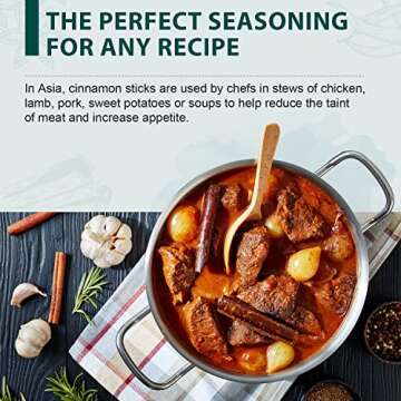 Soeos 16oz Cinnamon Sticks - Non-GMO Premium Spice