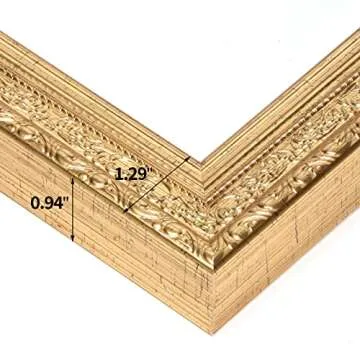 Vintage Gold 8x10 Picture Frames Set of 2