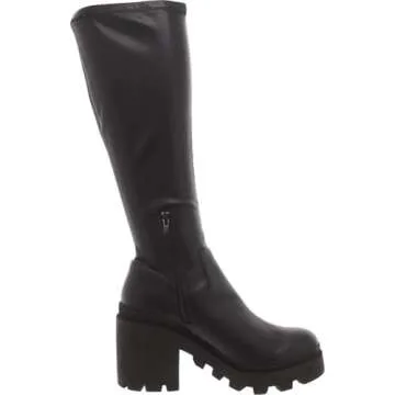 Steve Madden Women's Roxanna Knee High Boot, Black, 8.5
