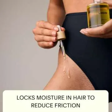 Leaf Shave | Shave Oil with Reusable Dropper, 1.7 fl oz - Pre-Shave & Post-Shave Oil for a Smooth Shave, Added Moisture, & Reduced Irritation for Women & Men