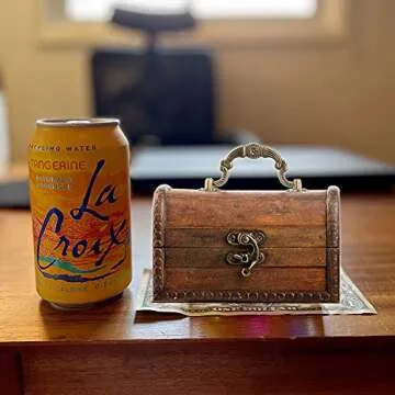 PUBGAMER Diving Gem Pool Toy 15 Big Colorful Diamond Set with Big Treasure Chest Pirate Box Underwater Gem Diving Dive Throw Toy Set Swimming Training Gift Toy