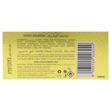 Swiss Arabian Layali - Luxury Products from Dubai - Long Lasting, Addictive Personal EDP Spray Fragrance - Seductive Signature Aroma - 1.7 oz