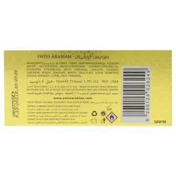 Swiss Arabian Layali - Luxury Products from Dubai - Long Lasting, Addictive Personal EDP Spray Fragrance - Seductive Signature Aroma - 1.7 oz