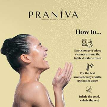 Organic Lemongrass Shower Steamers for Men & Women