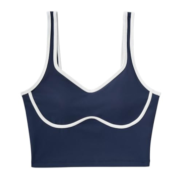 SUUKSESS Sweetheart Neckline Longline Sports Bra for Women