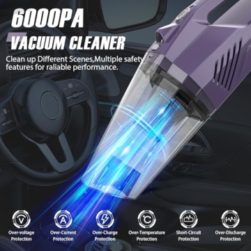 Bossdan Cordless Handheld Vacuum Cleaner for Home and Car