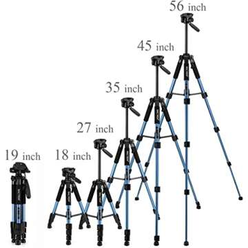 MACTREM M-PT55 Tripod Lightweight for DSLR Travel Photography