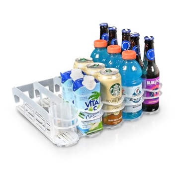 Display Technologies Fridge-Plus Drink Organizer - Effortless Can and Bottle Storage for Bar Fridge