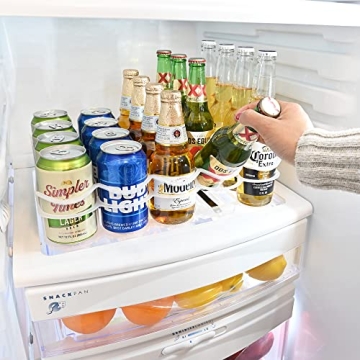 Fridge-Plus Drink Organizer for Easy Beverage Storage