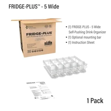 Fridge-Plus Drink Organizer for Easy Beverage Storage
