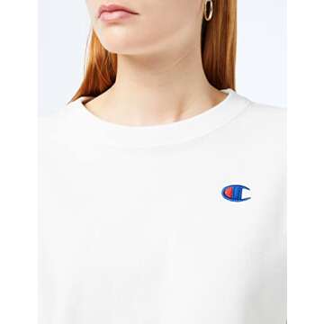 Champion LIFE Women's Reverse Weave Cropped Cut Off Crew