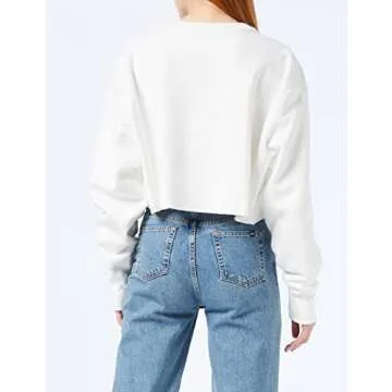 Champion LIFE Women's Reverse Weave Cropped Cut Off Crew