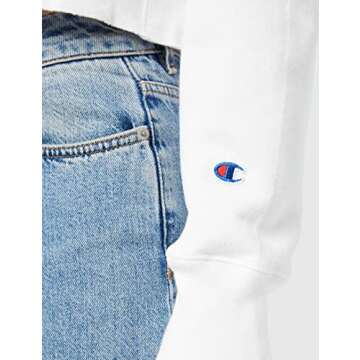 Champion LIFE Women's Reverse Weave Cropped Cut Off Crew