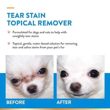 NaturVet Tear Stain Remover Plus Aloe for Pets