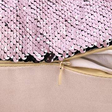 Merrycolor The Office Throw Pillow Cover Dwight Schrute Mask Sequin Pillowcase Mermaid Decorative Cushion Cover Funny Gag Gifts 16 X 16 Inch