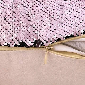 Merrycolor The Office Throw Pillow Cover Dwight Schrute Mask Sequin Pillowcase Mermaid Decorative Cushion Cover Funny Gag Gifts 16 X 16 Inch