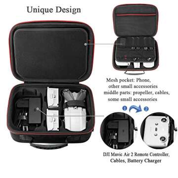 Durable Hard Storage Case for DJI Air 2S and Mavic Air 2